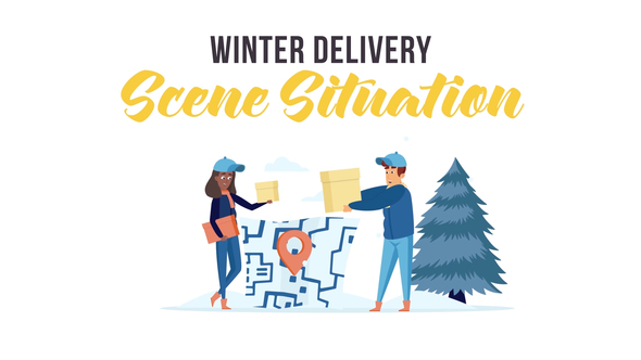 Winter delivery - VideoHive 29247029