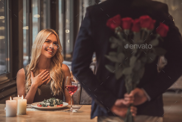 Couple on a date - Stock Photo - Images