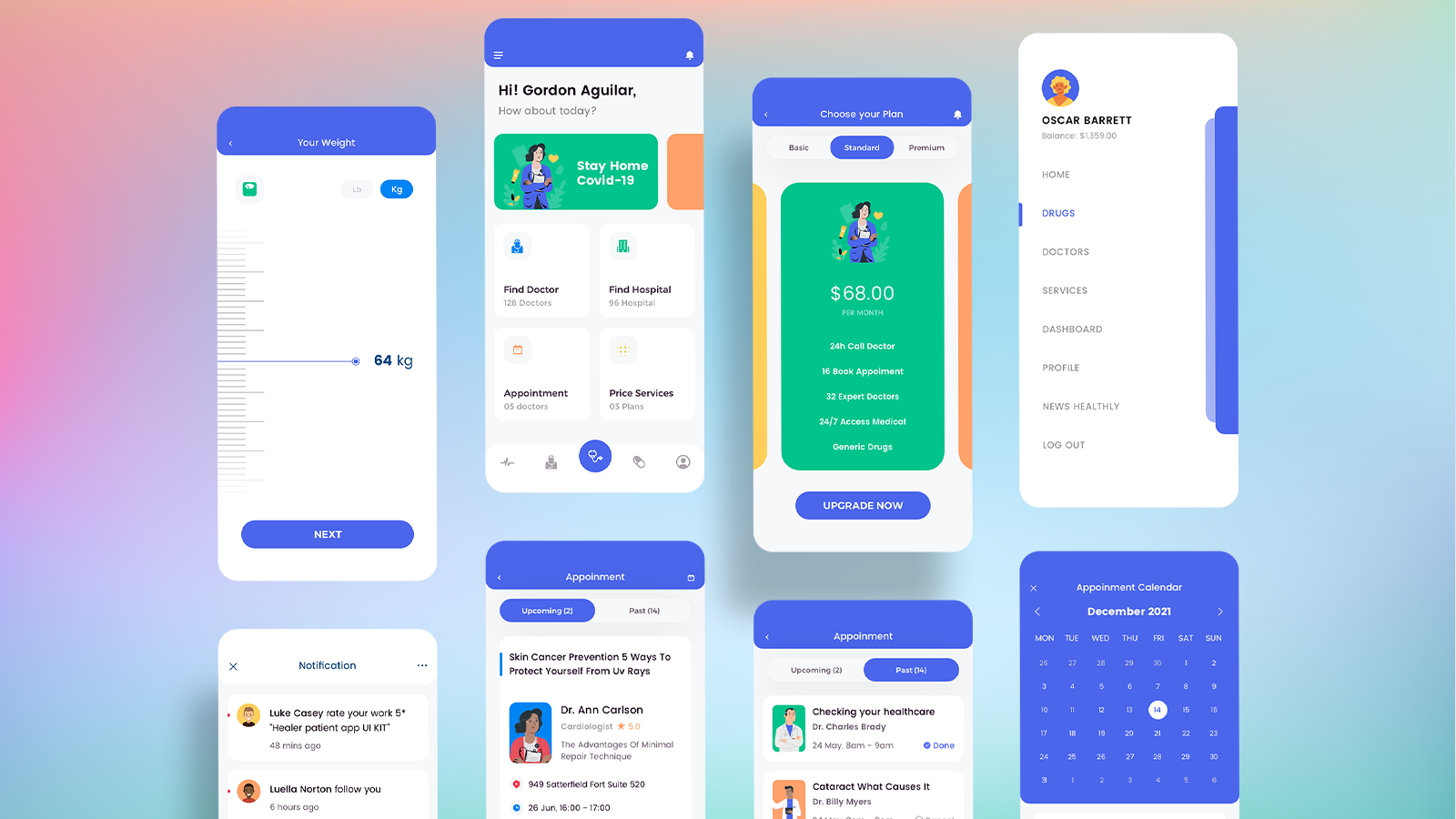 Carer Patient React Native App Template by thirteendev | CodeCanyon