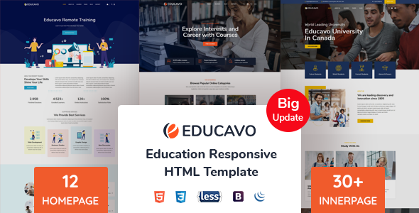 Educavo – Education HTML Template