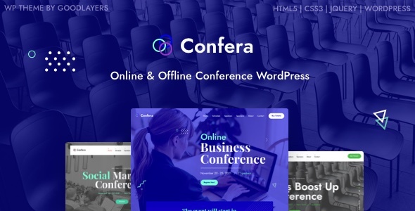Confera – Online Conference & Event WordPress