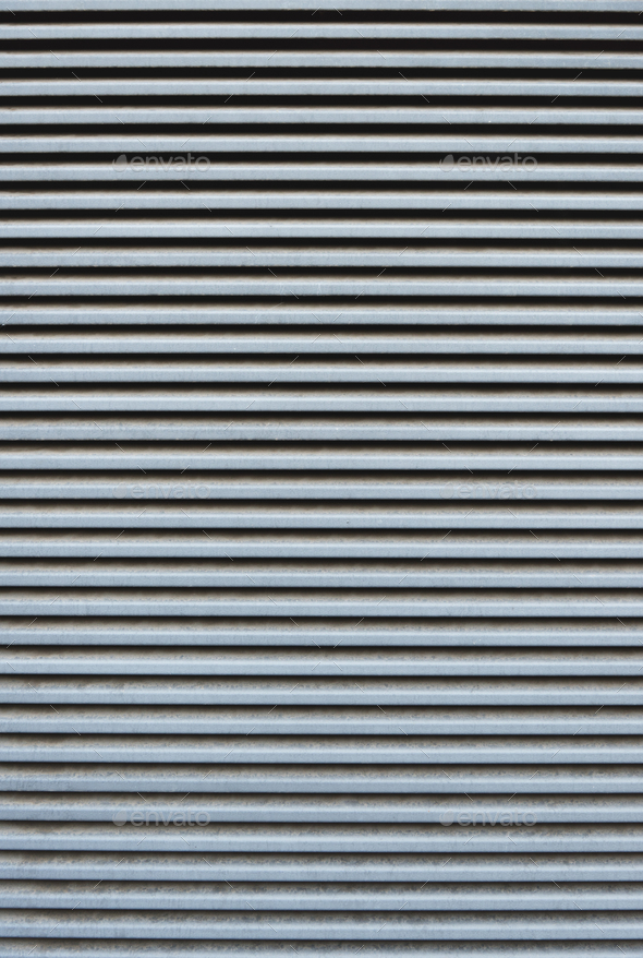 Full Frame Of Striped Corrugated Metal, Corrugated Metal Sheet