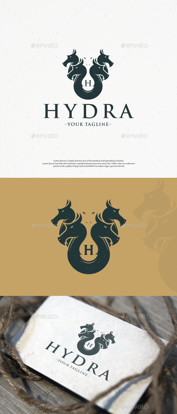 [DOWNLOAD]Hydra Heads Vintage Logo Template