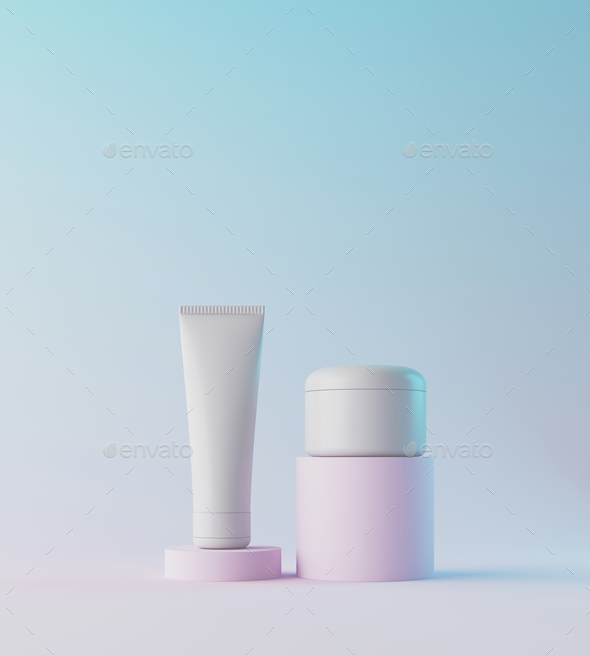 Minimal background for cosmetic branding and packaging presentation ...