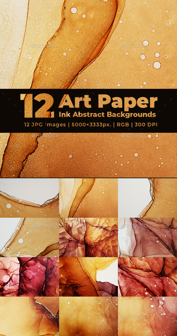 Art Paper Ink Abstract Backgrounds
