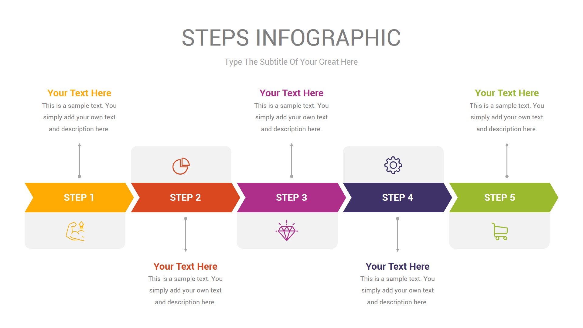 Steps Infographic PowerPoint Template, Presentation Templates ...