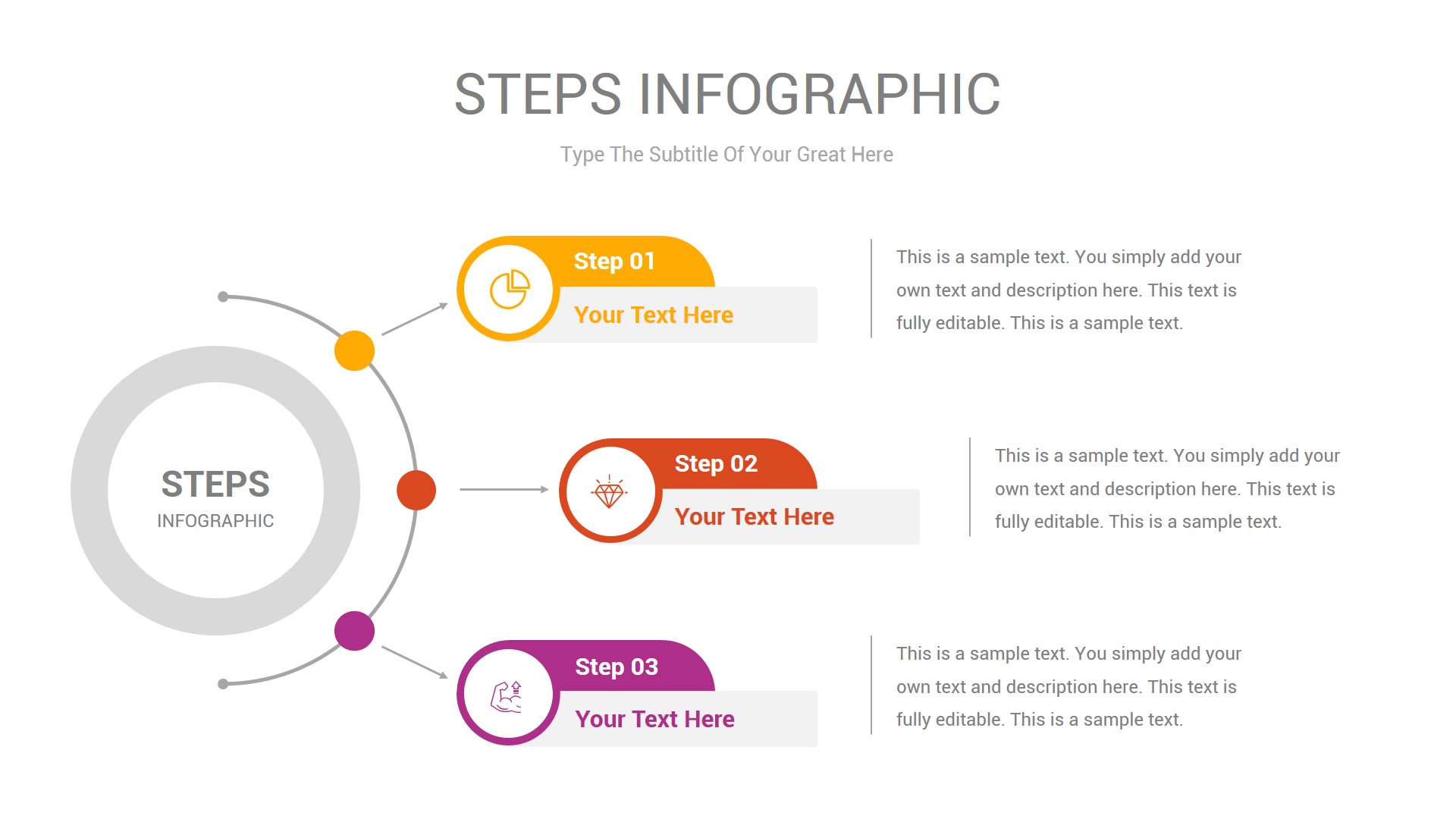 Steps Infographic PowerPoint Template, Presentation Templates ...