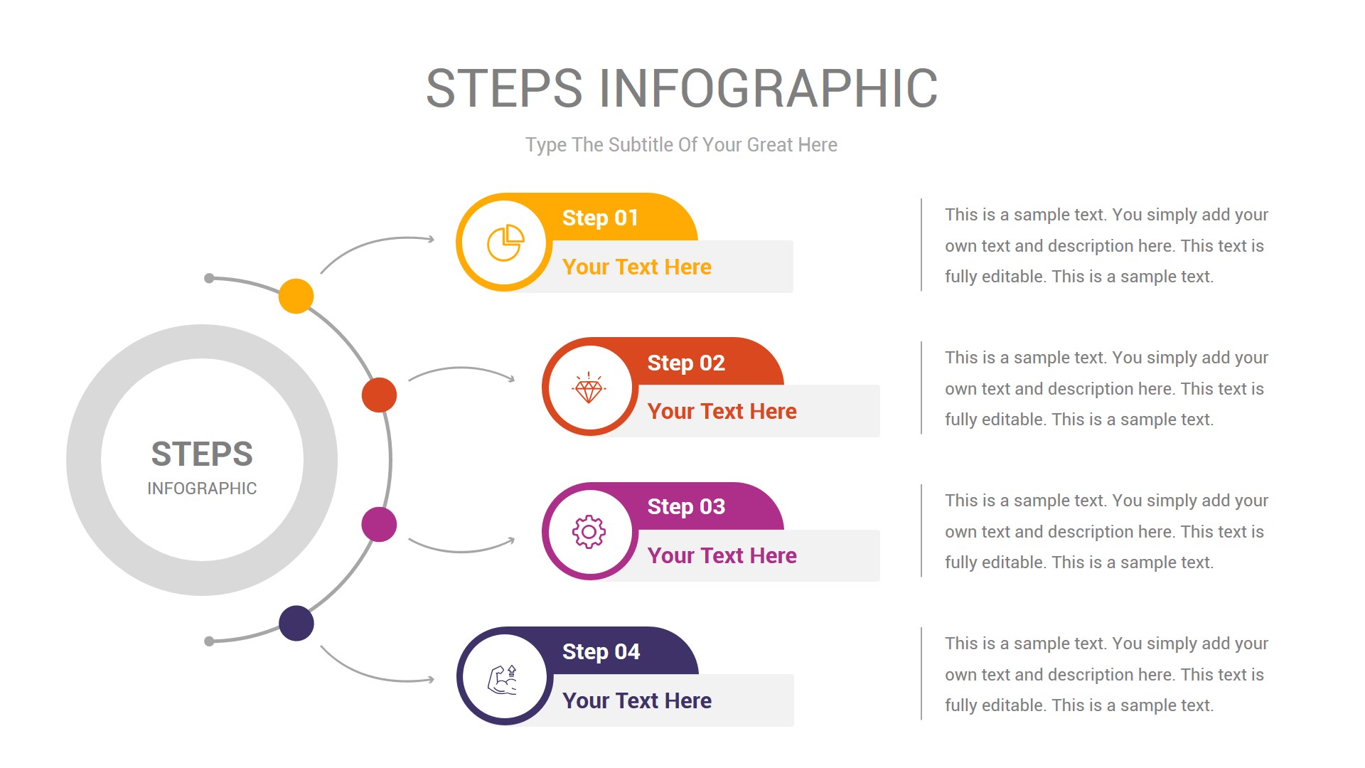 Steps Infographic PowerPoint Template, Presentation Templates ...