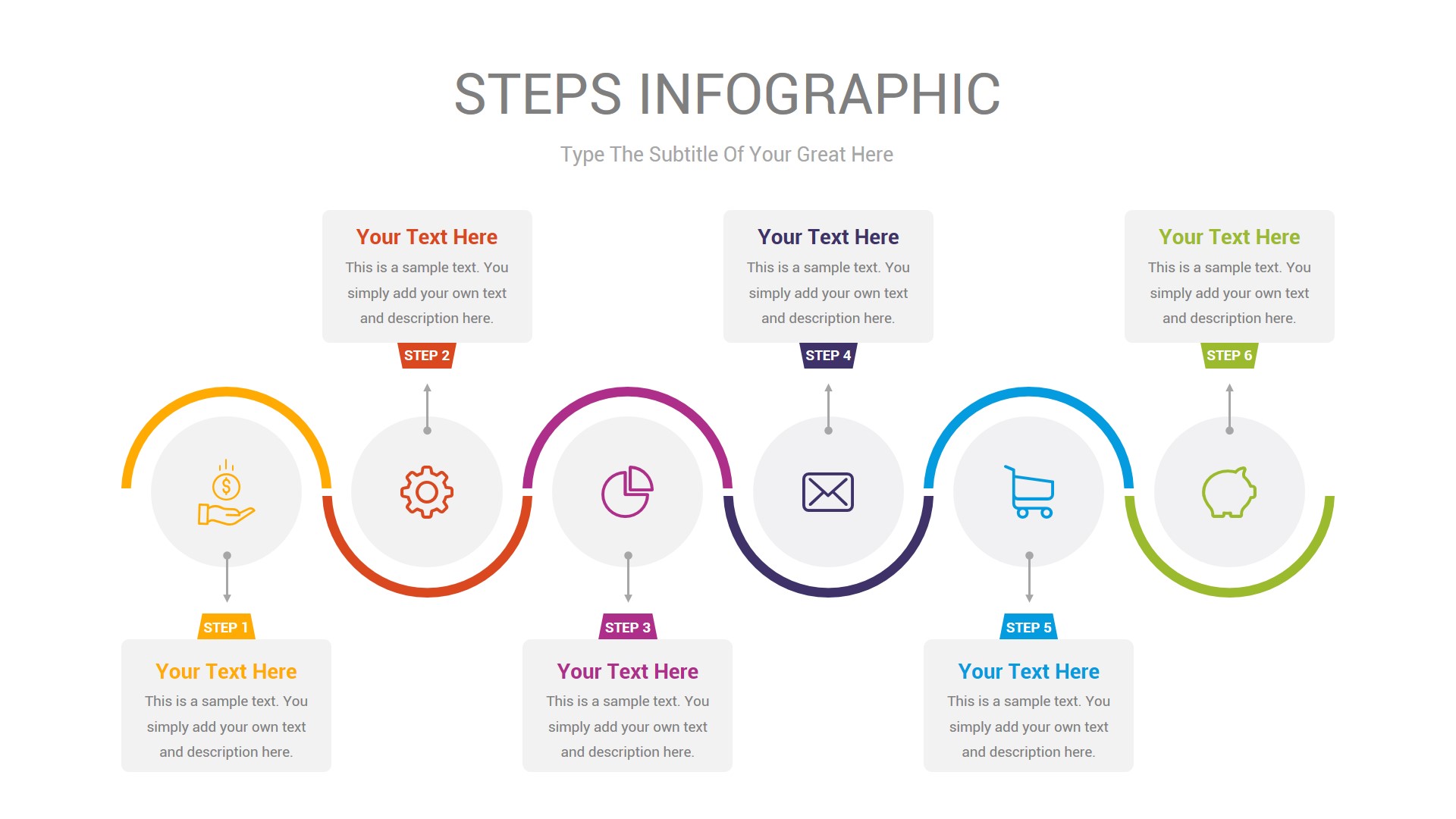 Steps Infographic PowerPoint Template, Presentation Templates ...