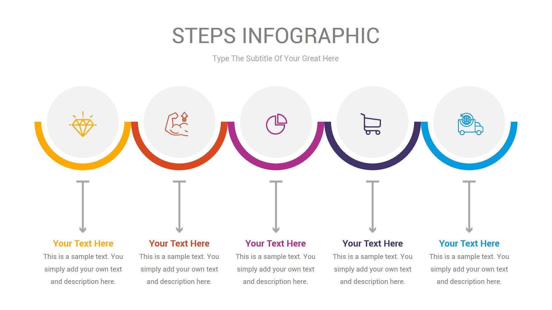 Steps Infographic PowerPoint Template, Presentation Templates ...