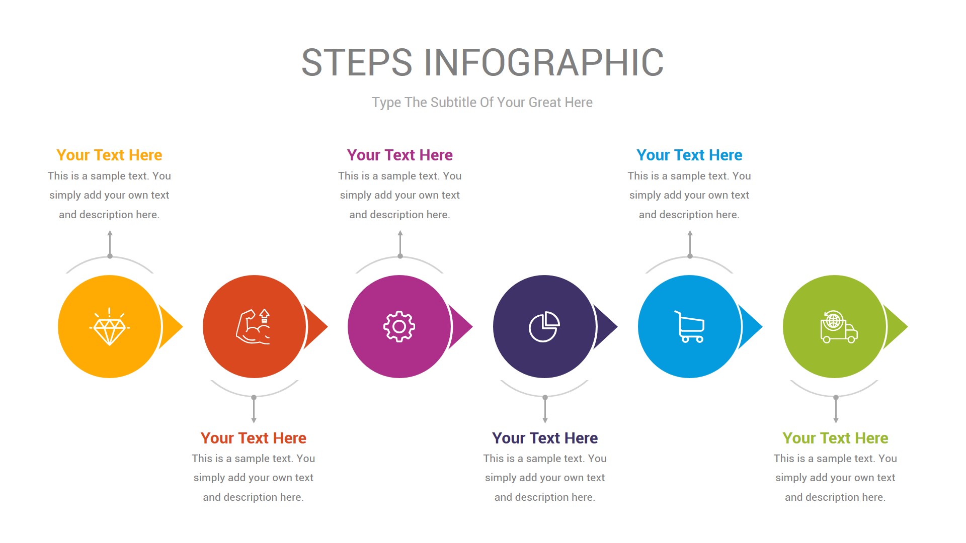 Steps Infographic PowerPoint Template by Neroox | GraphicRiver