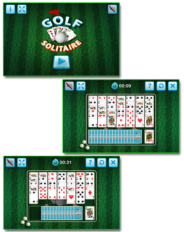 card games golf solitaire