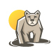 River Bear Logo Template