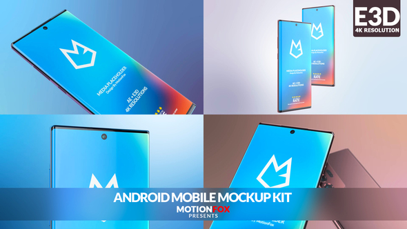 Android Mobile App Promo Mockup Kit