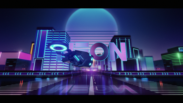 Neon City Logo - VideoHive 29295940