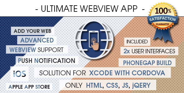 Ultimate Webview App - iOS [ Website to App ]