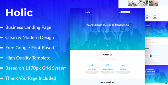 Holic - Lead - ThemeForest 29300774