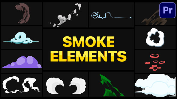 Smoke Elements Pack | Premiere Pro MOGRT