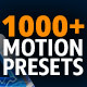 1000 Motion Presets for AnimationMaster