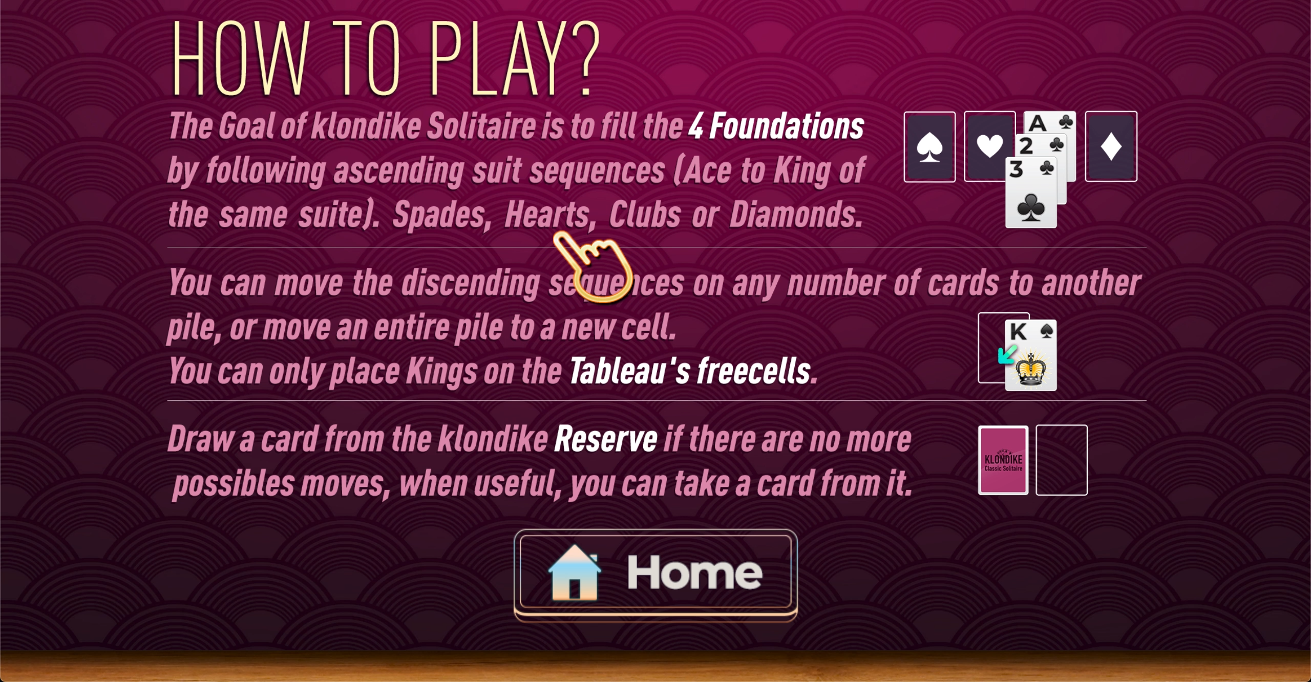 Classic Klondike Solitaire Card Game - Construct3, HTML5