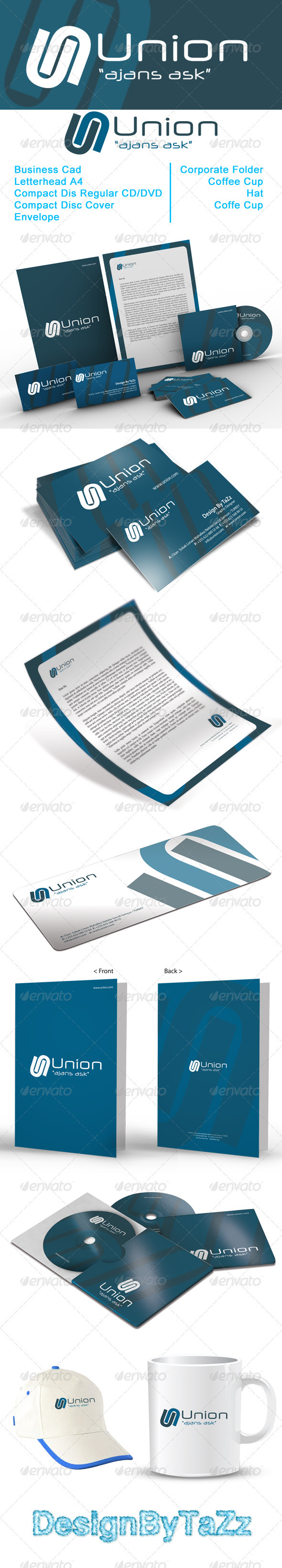Union Corporate Identity Package - Stationery Print Templates