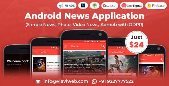 Android News Application - CodeCanyon 8348513