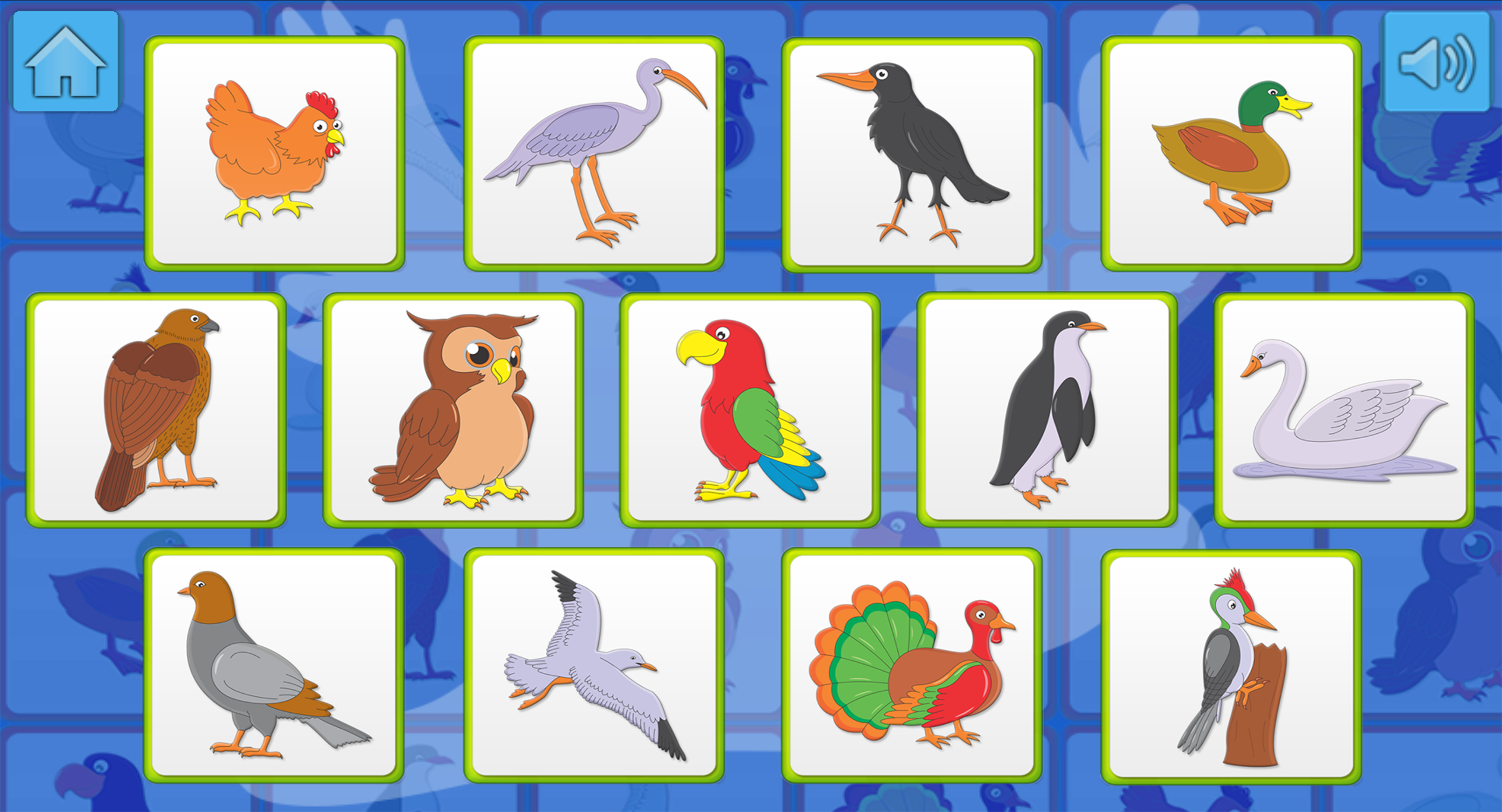 Super Birds Memory - HTML5 Mobile Game by 013games | CodeCanyon