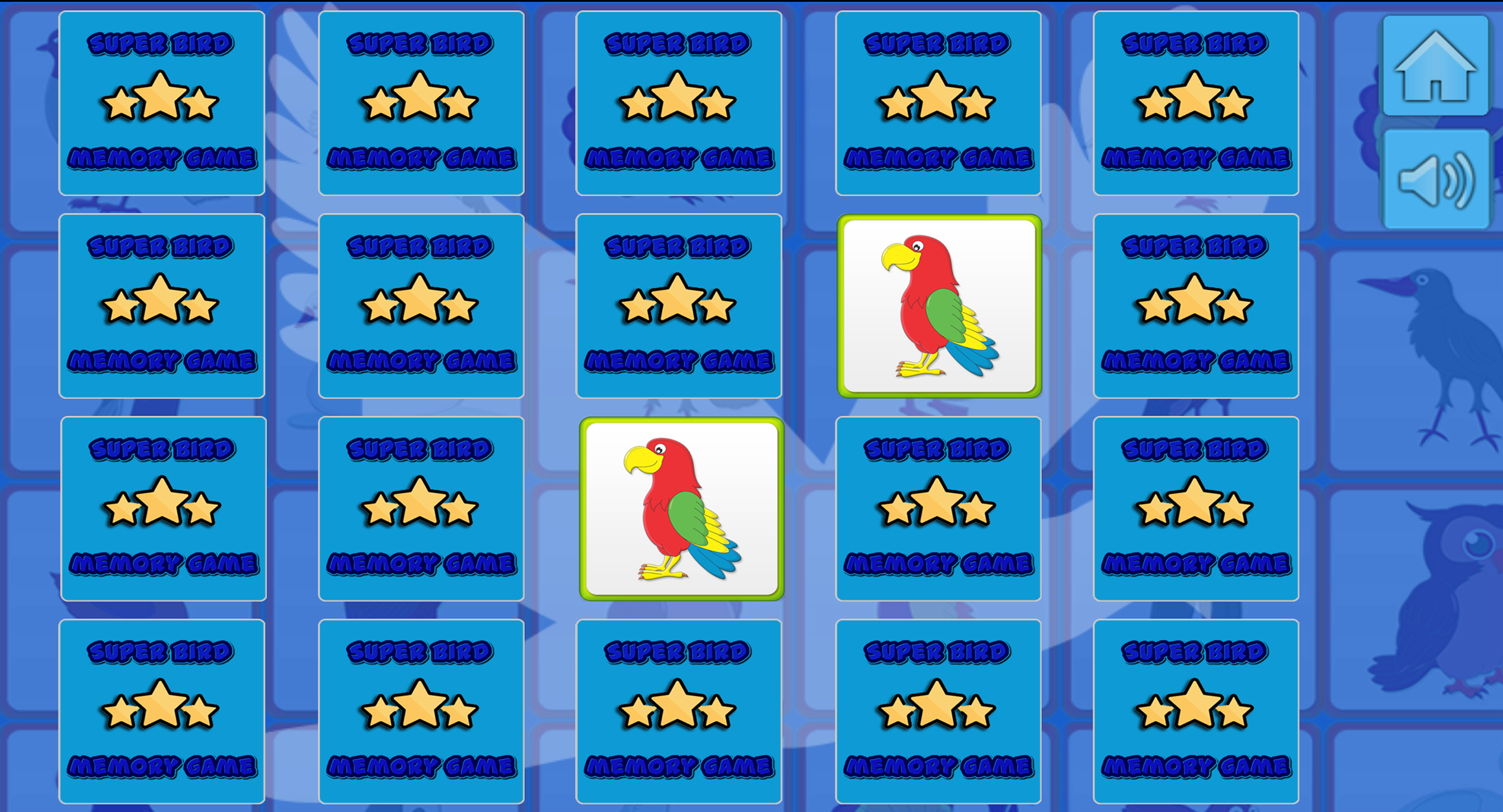 Super Birds Memory - HTML5 Mobile Game by 013games | CodeCanyon