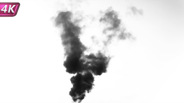 Black Smoke From A Fire alt