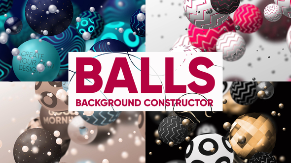 Balls Background Constructor - VideoHive 29316147