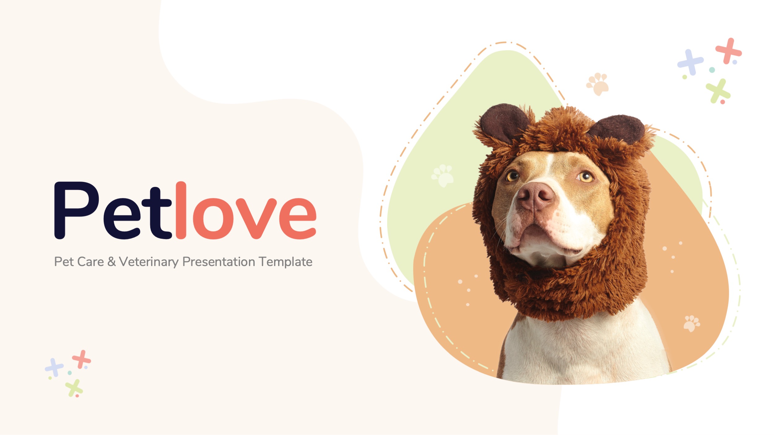 Pet Care & Veterinary Google Slides Template, Presentation Templates