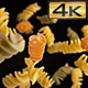 Flying Colorful Fusilli Pasta - VideoHive Item for Sale