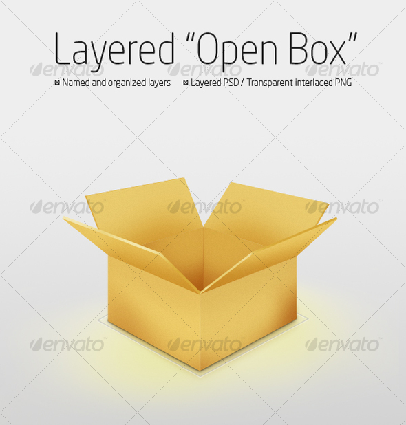 Layered OpenBox - Objects Illustrations