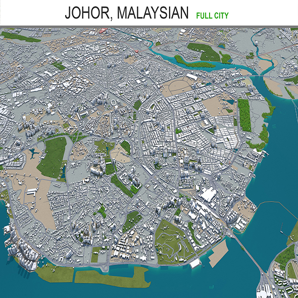 Johor city Malaysian - 3Docean 29322288