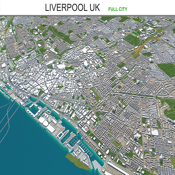 Liverpool city UK - 3Docean 29322956