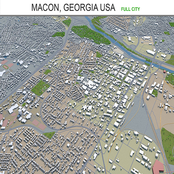 Macon city Georgia - 3Docean 29323247