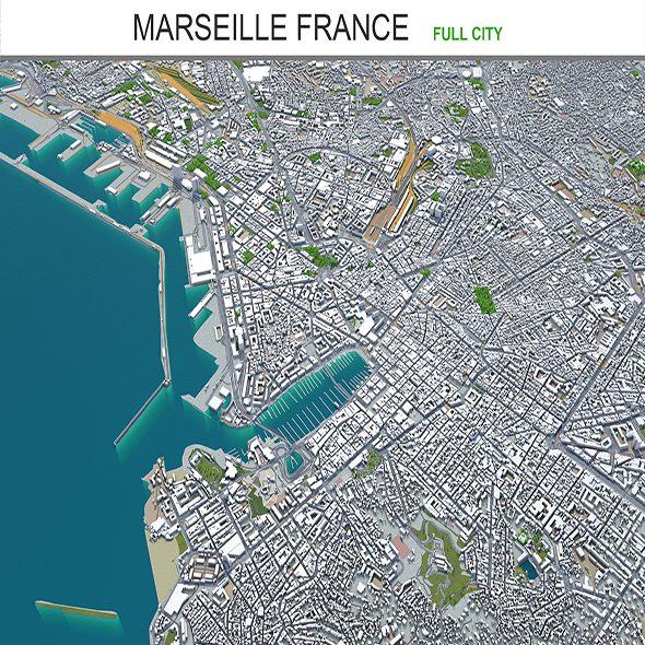 Marseille city France - 3Docean 29325866