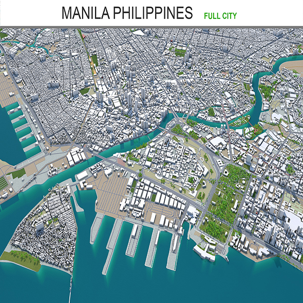 Manila city Philippines - 3Docean 29326261