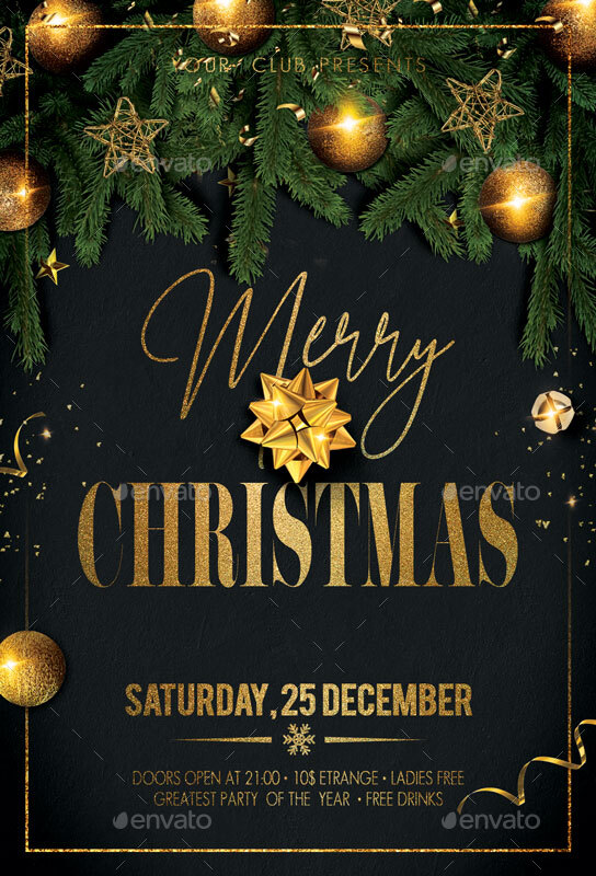 Christmas Flyer, Print Templates | GraphicRiver