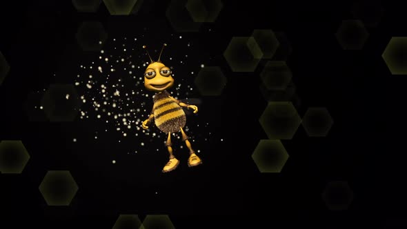 Bee Dance Reveal  Looped with Background alt