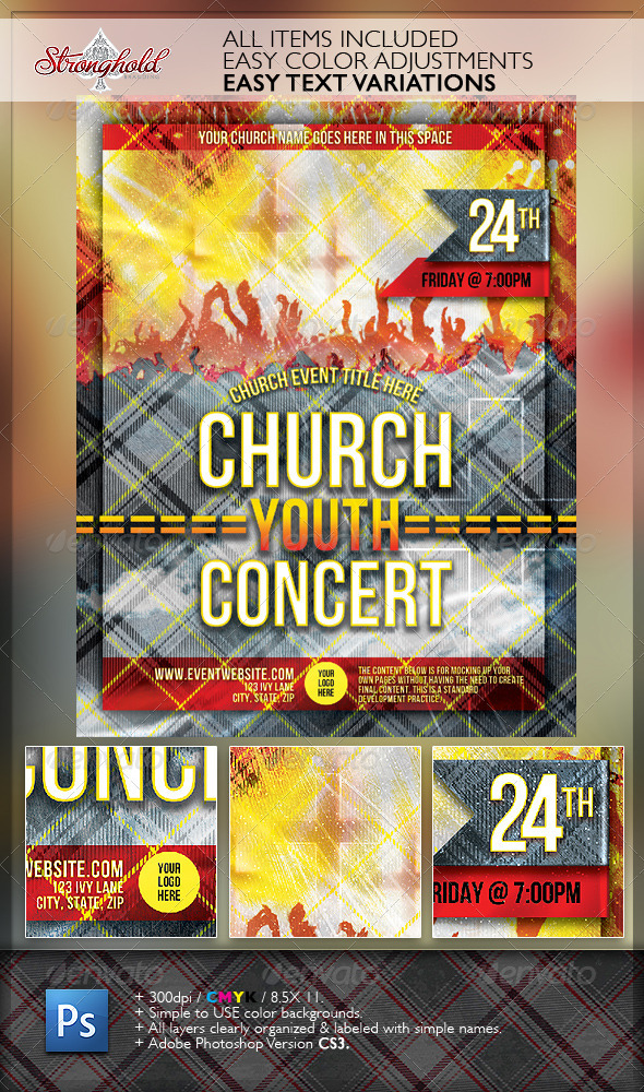 Church Group Event Flyer Template - Church Flyers