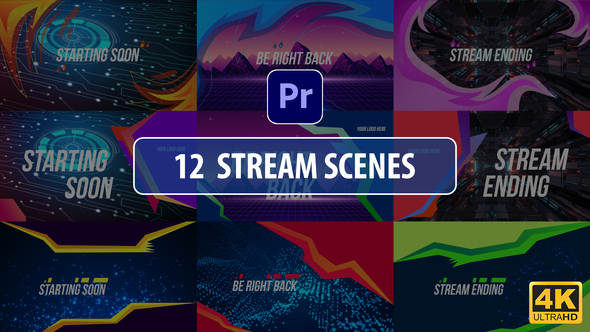 Stream Scenes | Premiere Pro MOGRT