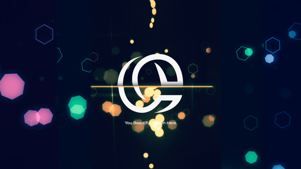 Glow Particles Logo Reveal