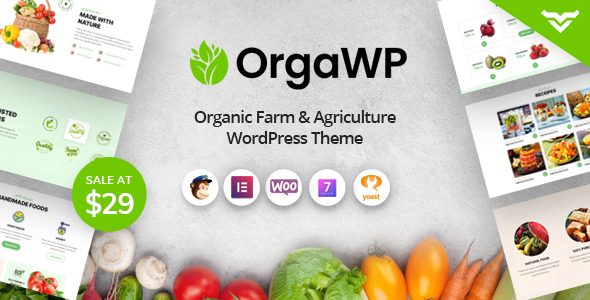 OrgaWP - Organic Farm & Agriculture WordPress Theme