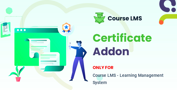 Course LMS Student Certificate Addon