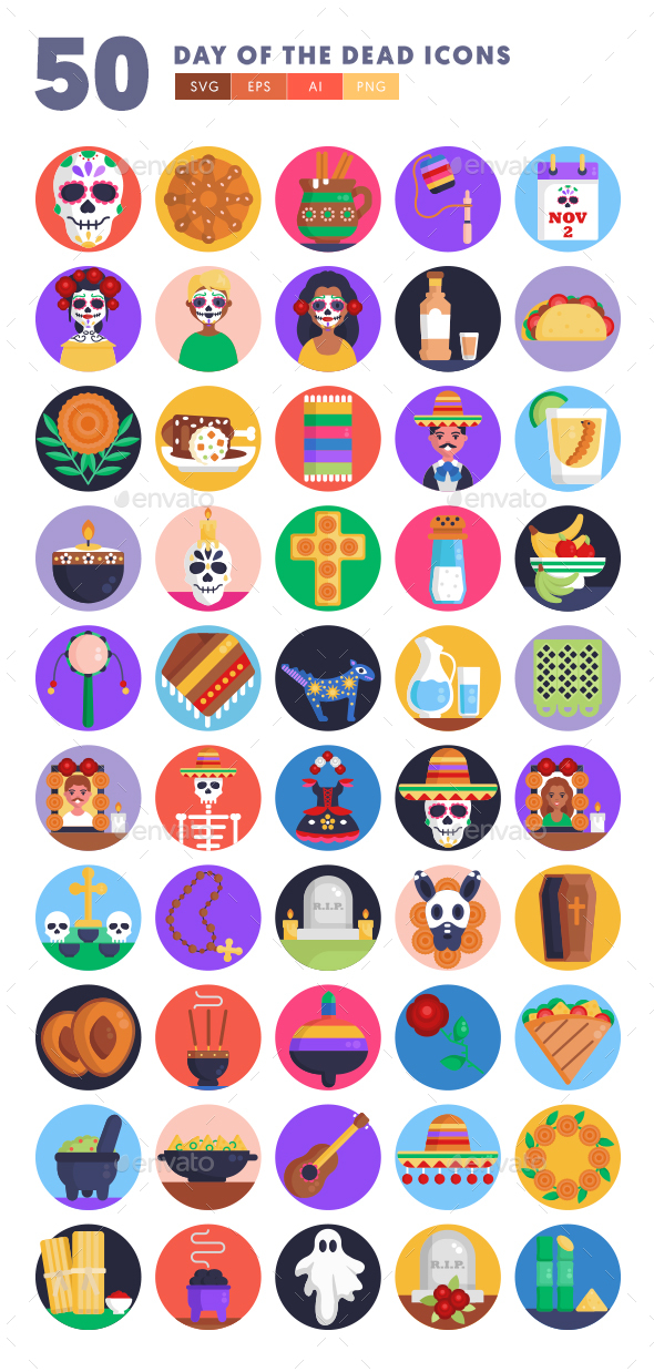 [DOWNLOAD]50 Day of the Dead Icons