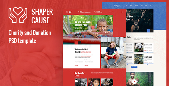 ShapCause - Charity - ThemeForest 29343022