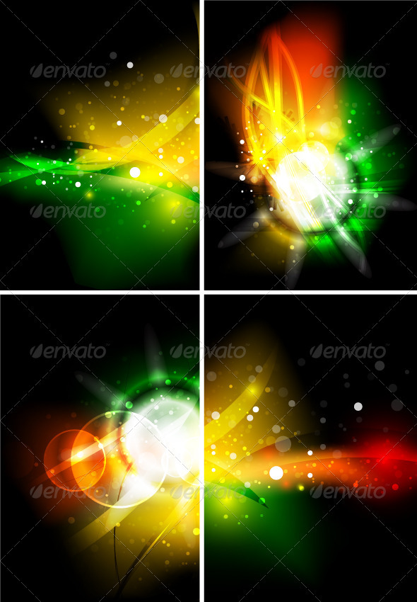 Glowing Dark Energy Backgrounds - Backgrounds Decorative