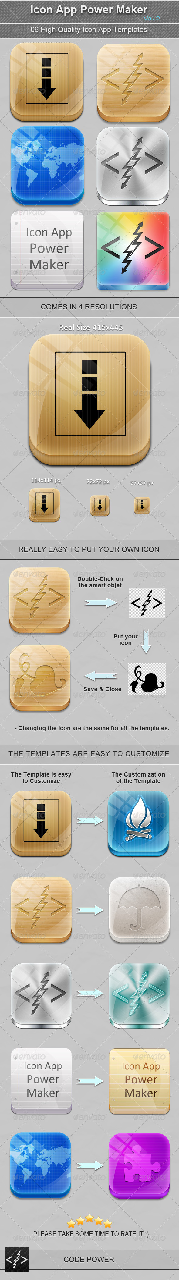 Icon App Power Maker Vol.2 - Software Icons