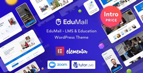 Edumall – Professional LMS Education WordPress Theme